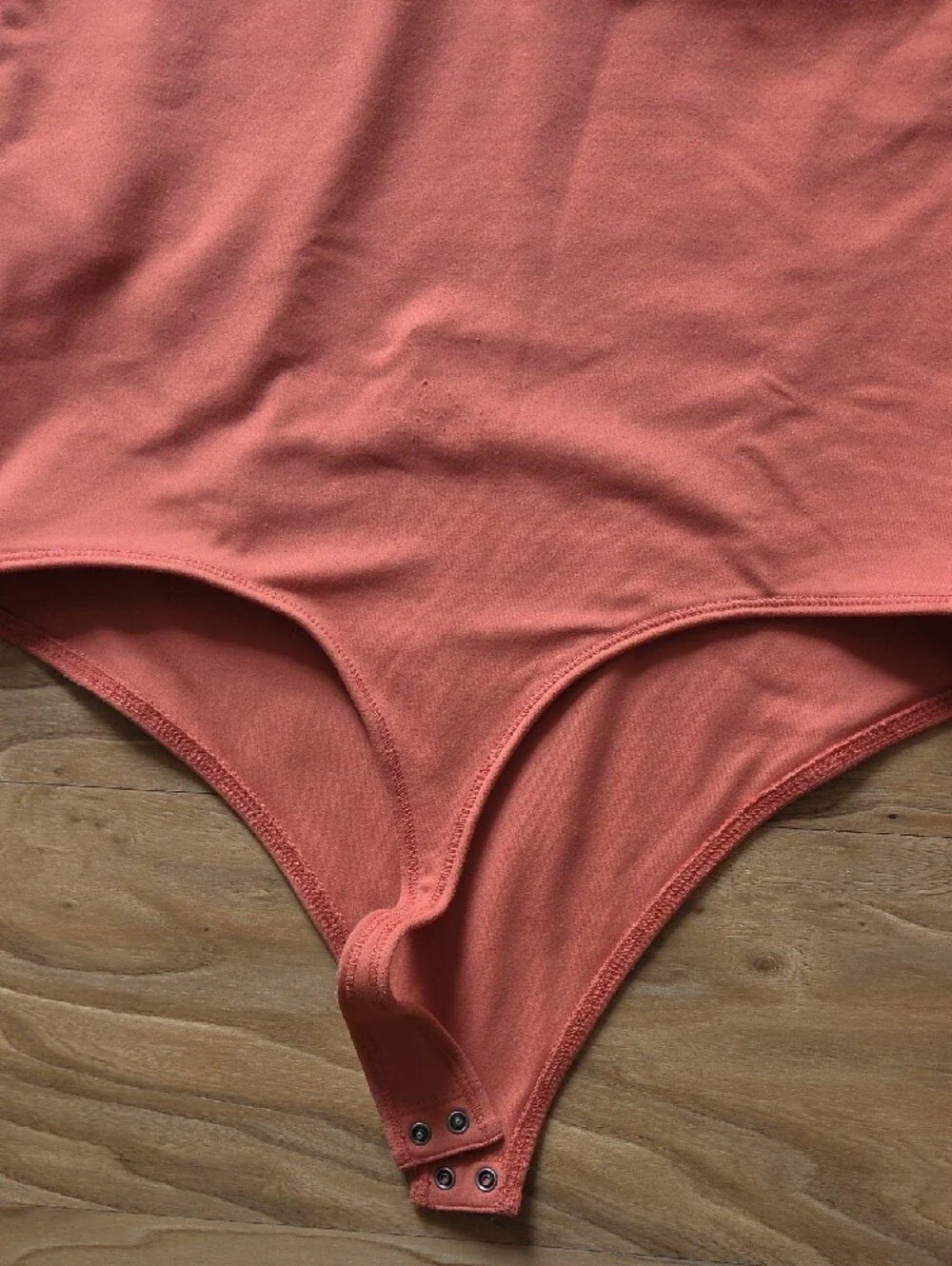 Abercrombie & Fitch Coral V-Neck Bodysuit